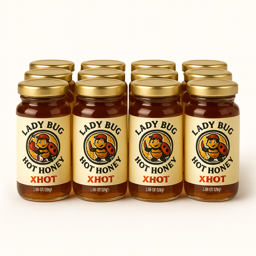 12 pack XHOT LadyBug Hot Honey